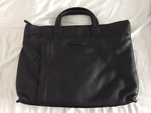 Borsa piquadro nera pelle - nera,