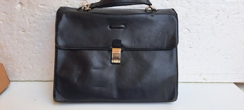 Borsa cartella pelle nera - borsa, in
