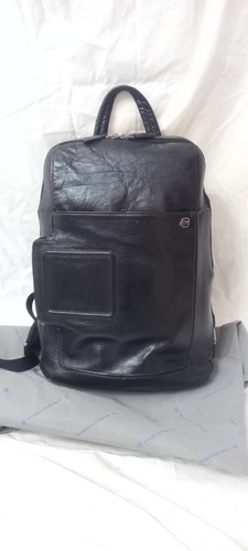 Zaino piquadro nero pelle - zaino, in
