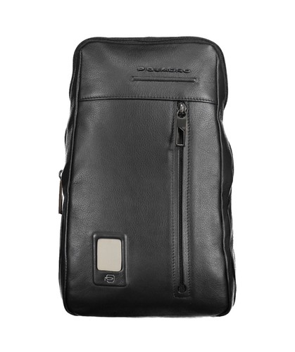 Piquadro tracolla pelle black - tracolla,